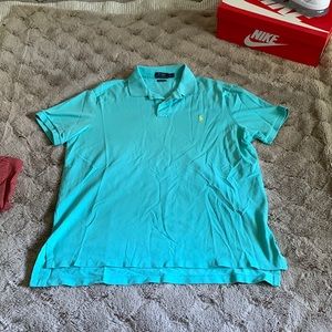 Polo Ralph Lauren XL Blue Teal Blue - ish - Green Polo